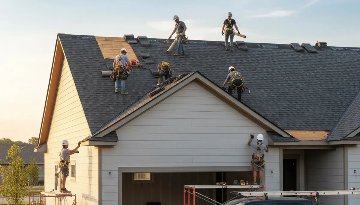 Vinyl siding contractors in Salt Lake City UT installing durable exterior panels for local homes
